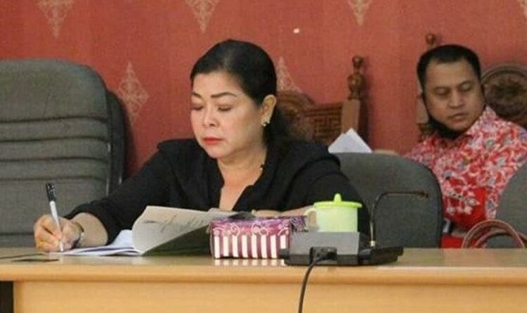 Teks Poto: Ketua Komisi A DPRD Kota Palangka Raya, Nenie A. Lambung