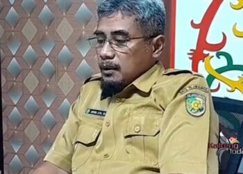 Keterangan : Plt. Kadisdik Kota Palangka Raya, Jayani. (Mulia Gumi)