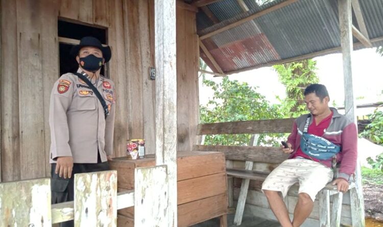 Polsek Rakumpit Sosialisasi Bahaya Karhutla