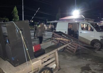 Polres Barsel Penertiban Pemuda Bagarakan Sahur