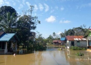 Curah Hujan Tinggi, Rendam Beberapa Desa Di Katingan