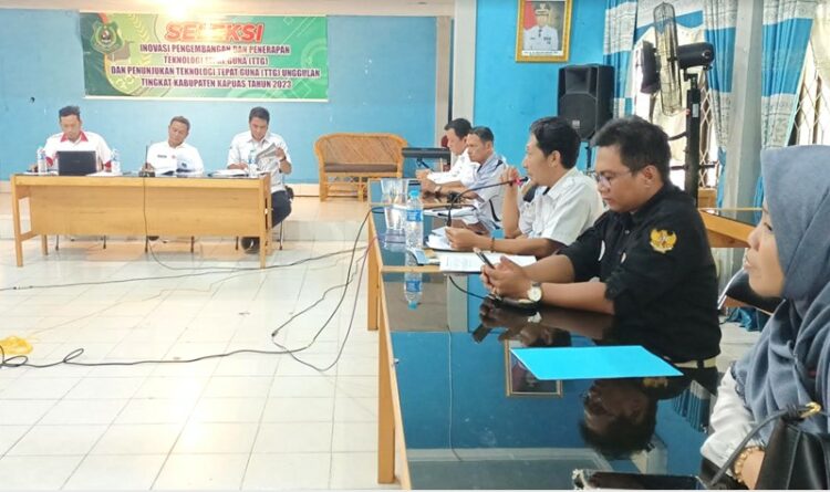 DPMD Seleksi TTG Untuk Mewakili Kapuas Tingkat Provinsi Kalteng