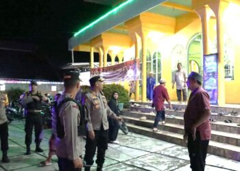 Polres Barsel Gelar Patroli Pengamanan Shalat Tarawih