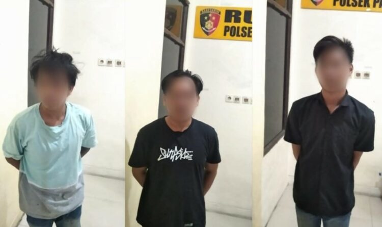 Keroyok Satpam Komplek, Tiga Orang Pemuda Diamankan Polsek Pahandut