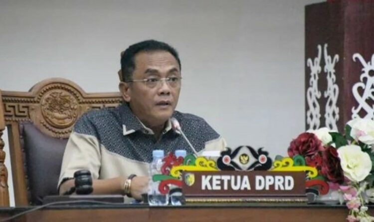 Teks Poto: Ketua DPRD Kota Palangka Raya, Sigit K. Yunianto