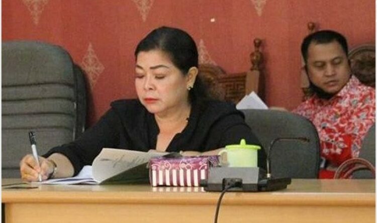 Teks Poto: Ketua Komisi B DPRD Kota Palangka Raya, Nenie A. Lambung.