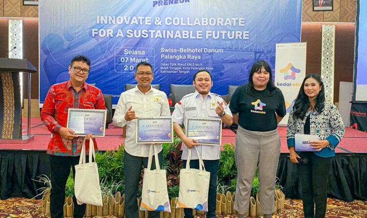 Keterangan : Para narasumber dan peserta saat mengikuti kegiatan RekaPreneur Kedaireka bertema "Innovate & Collaborate for a Sustainable Future"  yang telah diselenggarakan pada Selasa, 7 Maret 2023 di Palangka Raya. (Ist)