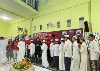 Peringati HUT Organisasi ke 23 Tahun, BMI Kalteng Gelar Buka Bersama dan Baksos di LKSA Darul Amin