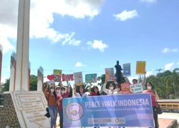 HWPL Perwakilan Palangka Raya Adakan Peace Walk