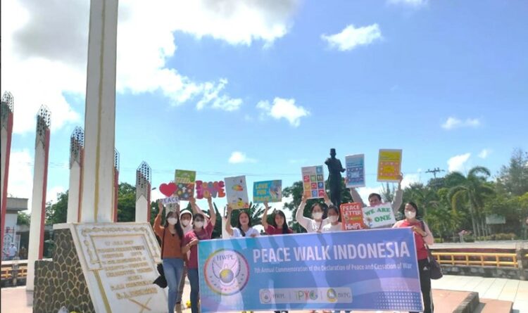 HWPL Perwakilan Palangka Raya Adakan Peace Walk
