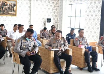 Wakapolresta Palangka Raya Terima Supervisi Biro Rena Polda Kalteng