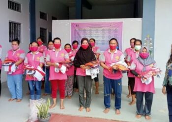 Hore, WBP di LPP Kelas IIA Palangka Raya Dapat Seragam Baru