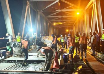 Tahap Pengecoran Segmen Dua Akan Dilakukan