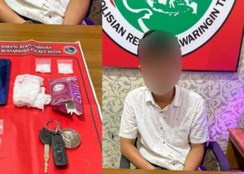 Edar Narkoba di Sampit , Siap Lebaran Dipenjara