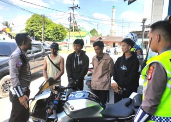 Amankan Puluhan Kendaraan Knalpot Bising