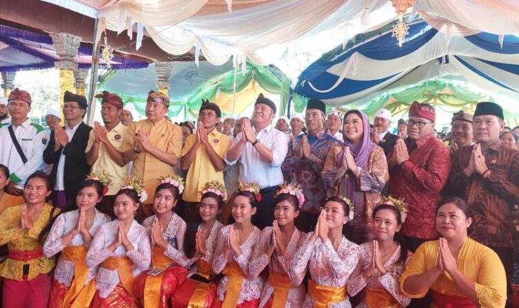 Foto ; Suasana Perayaan Dharma Santi Nyepi Tahun 2023 PHDI Provinsi Sumatera Selatan (ist)