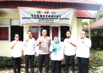 Polresta Palangka Raya Sambangi Kantor Bawaslu