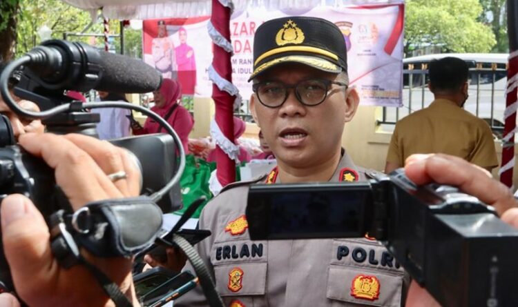 Teks Poto: Kabid Humas Polda Kalteng, AKBP Erlan Munaji