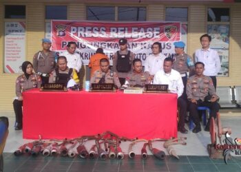 Kurang 24 Jam, Polisi Bekuk Terduga Pelaku Pencurian Motor
