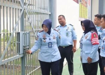 Pastikan Sarpras Berfungsi, Lapas Perempuan Kelas IIA Palangka Raya Lakukan Pemeriksaan