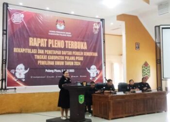 KPU Gelar Pleno Penetapan Rekapitulasi DPS Pemilu 2024