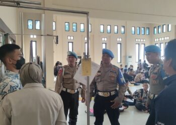 Sipropam Polresta Palangka Raya Pantau dan Awasi Rikmin Awal Penerimaan Polri T.A 2023