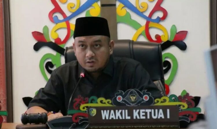 Teks Poto: Wakil Ketua I DPRD Kota Palangka Raya, Wahid Yusuf