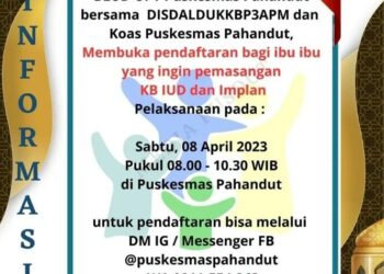 BLUD UPT Puskesmas Pahandut Buka Layanan KB IUD Gratis