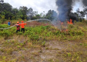 Pemda Barsel Gelar Simulasi Penanganan Karhutla