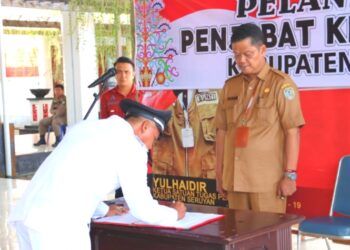 Tahap Pemulihan, Bupati  Seruyan Delegasikan Sekda Lantik Pj Kades