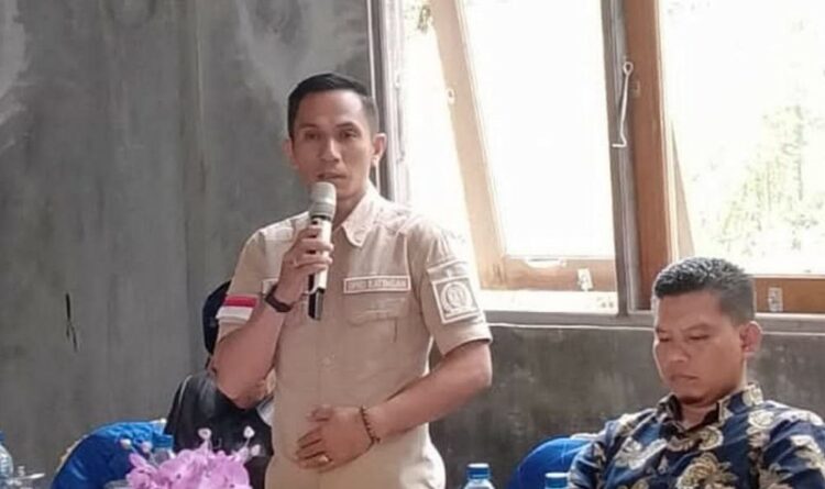 Anggota DPRD Kabupaten Katingan Budi Hermanto ketika ditemui, Rabu (3/5/2023).