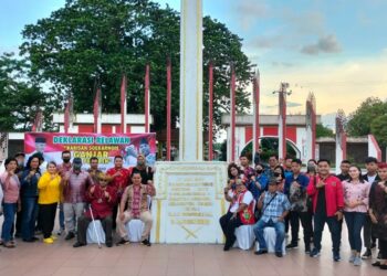 Tugu Soekarno Palangkaraya Sebagai Titik Deklarasi Relawan Ganjar