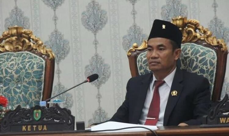 Foto : Ketua DPRD Kabupaten Katingan Marwan Susanto ketika ditemui, Selasa (23/5/2023).