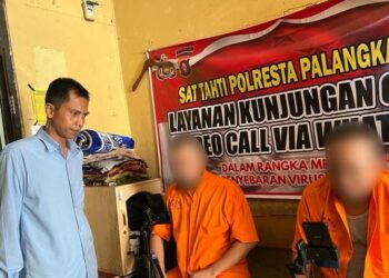 Sattahti Polresta Palangka Raya Optimalkan Layanan Besuk Online