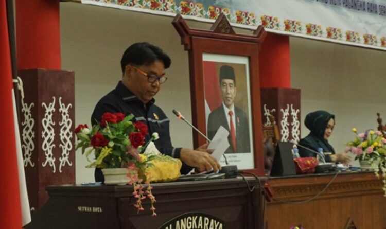 Teks Poto: Wakil Ketua I DPRD Kota Palangka Raya, Dudie B Sidau.