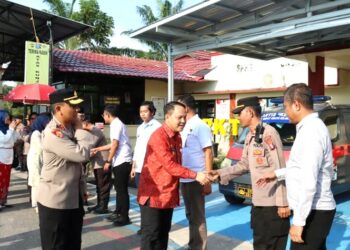 Penjabat Bupati Barsel yang Baru Sambangi Polres Barsel