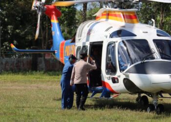 Kapolda Kalteng Pantau Hutan dan Lahan di Kapuas Tengah