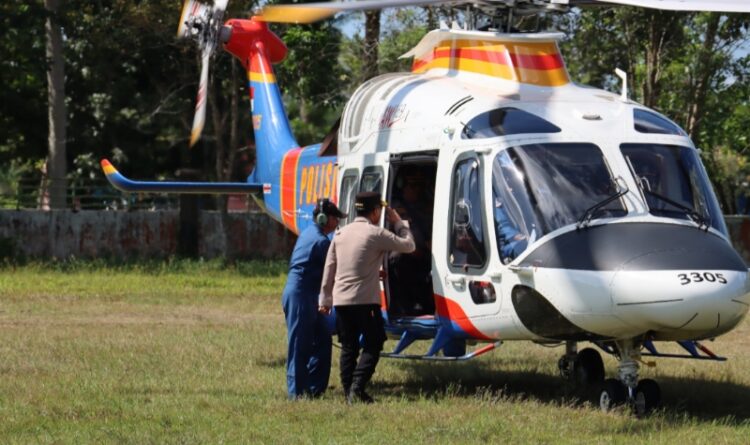 Kapolda Kalteng Pantau Hutan dan Lahan di Kapuas Tengah