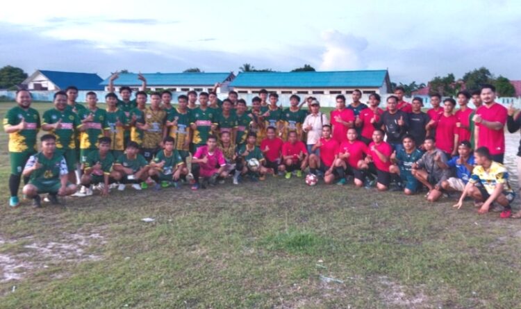 Laga Persahabatan SSB Isen Mulang United FC vs Bakti Husada United FC, Begini Hasilnya