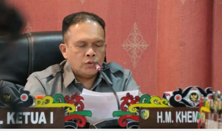 Teks Poto: Anggota Komisi B DPRD Kota Palangka Raya, H M Khemal Nasery.