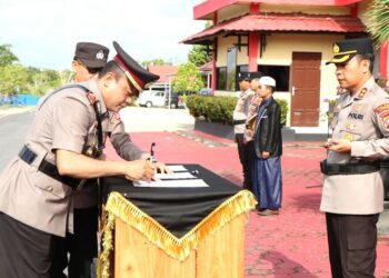 Sejumlah Polsek di kabupaten Katingan Alami Pergantian