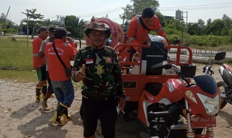Kepala Pelaksana BPBD Kabupaten Katingan Markus ketika ditemui, Minggu (18/6/2023).