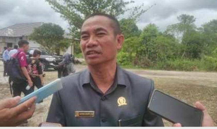 Ketua DPRD Kabupaten Katingan Marwan Susanto ketika ketika ditemui, Minggu (25/6/2023).