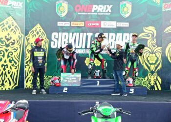 Race 1 Oneprix Putaran 2, Pebalap Asal Lumajang Duduki Podium 1