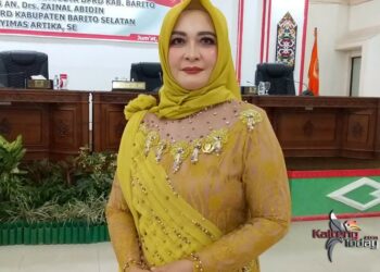 Foto : Wakil Ketua I DPRD Kabupaten Barsel, Nyimas Artika (shan)