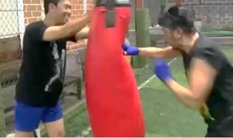 Meski Masih Minim Dukungan, Kick Boxing Bartim Tetap Semangat Berlatih