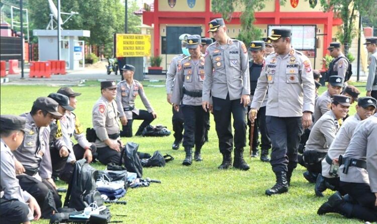 Masyarakat Bartim Harapkan Pilkades Terlaksana Damai, Personel Polres Siap Wujudkan Lewat Pengamanan TPS