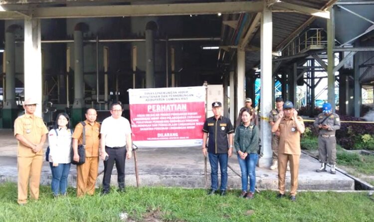 Operasional Sementara Pabrik PT BMB Dihentikan Bupati Gumas Sementara