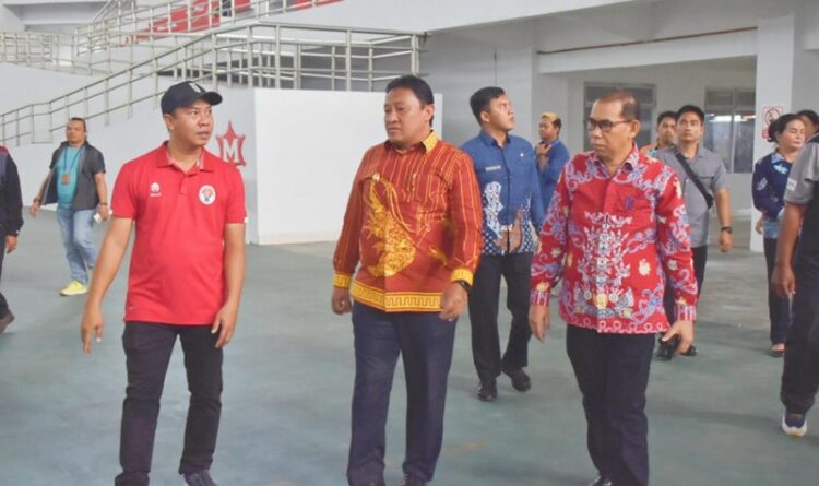 Wagub Kalteng Cek Kondisi Lapangan Rencana Pelaksanaan Kejuaraan Gubernur Cup Bola Voli