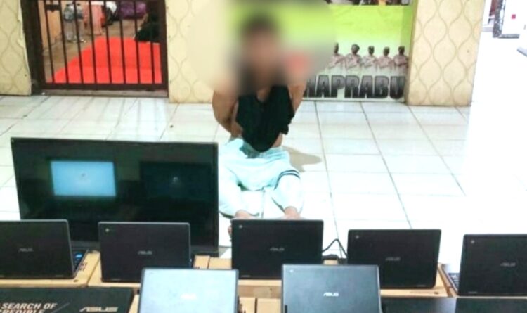 Tawarkan 8 Laptop hasil Curian, Pria Asal Kabupaten Bartim Ditangkap Polisi